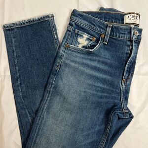 AGOLDE women’s blue jeans